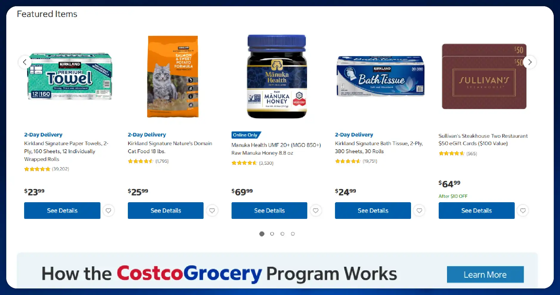 Costco Grocery Market Analytics